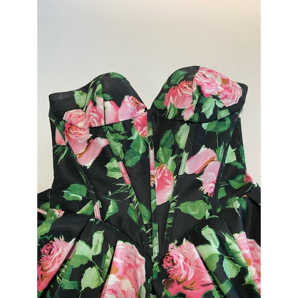 Sherri Hill strapless floral party dress - Picture 6 of 9